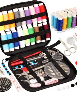 Sewing Kit Basic.Marcoon Needle and Thread Kit with Sewing Supplies and Accessories for Adults.Beginner.Home.Travel.Emergency Including Scissors.Measure Tape.Needle Threader and More
